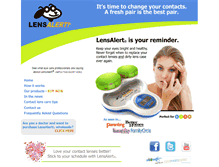 Tablet Screenshot of lensalert.com